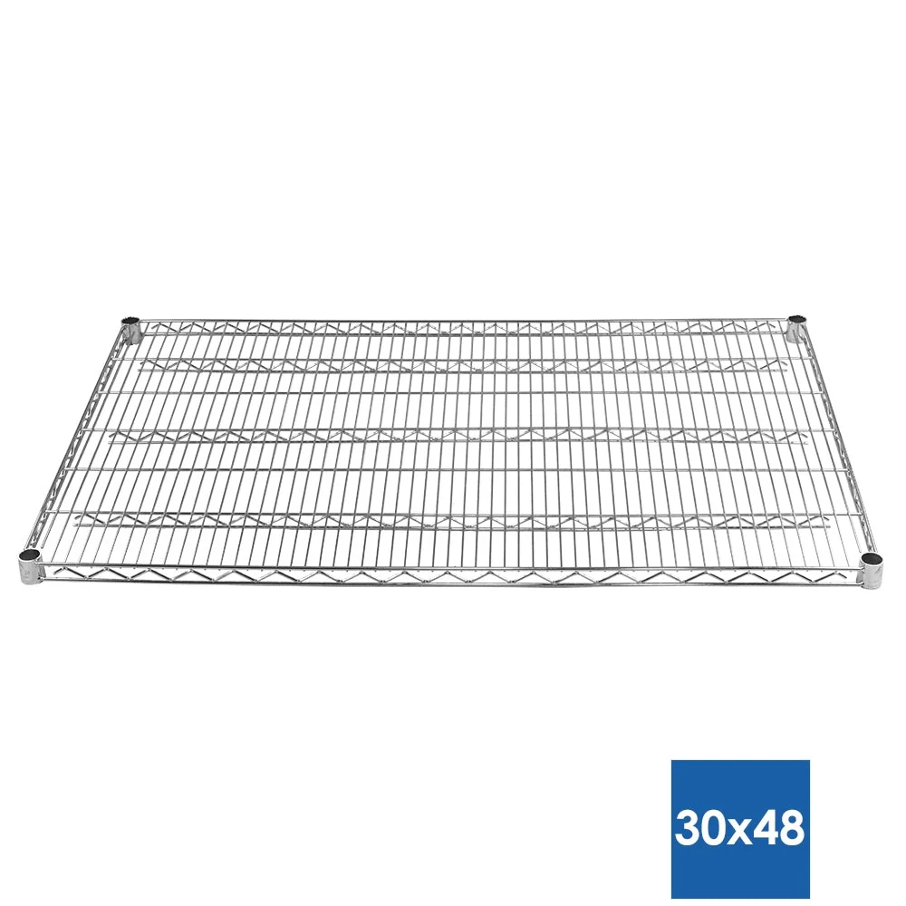 30"d Chrome Wire Shelves - Image 3