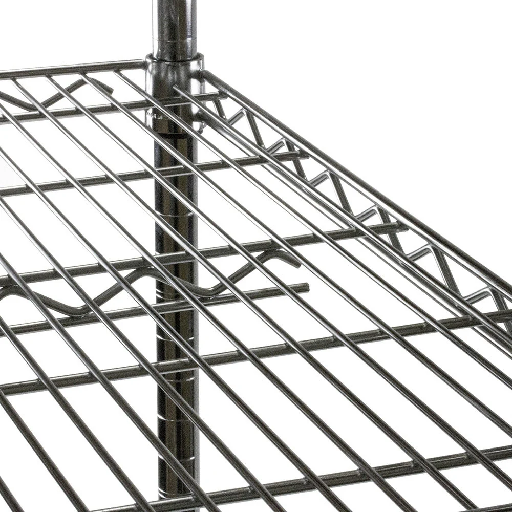 30"d x 36"w Chrome Wire Shelving w/ 5 Shelves - Image 4