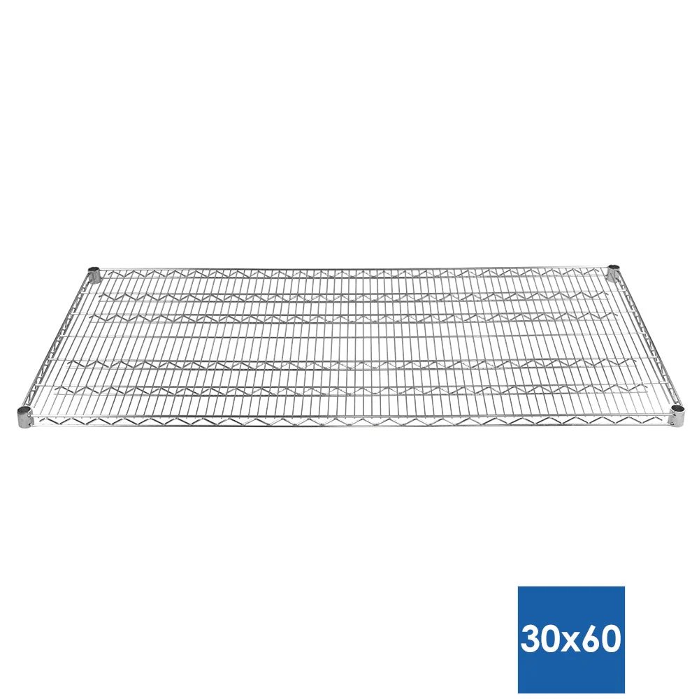 30"d x 60"w Chrome Wire Shelving w/ 4 Shelves - Image 3