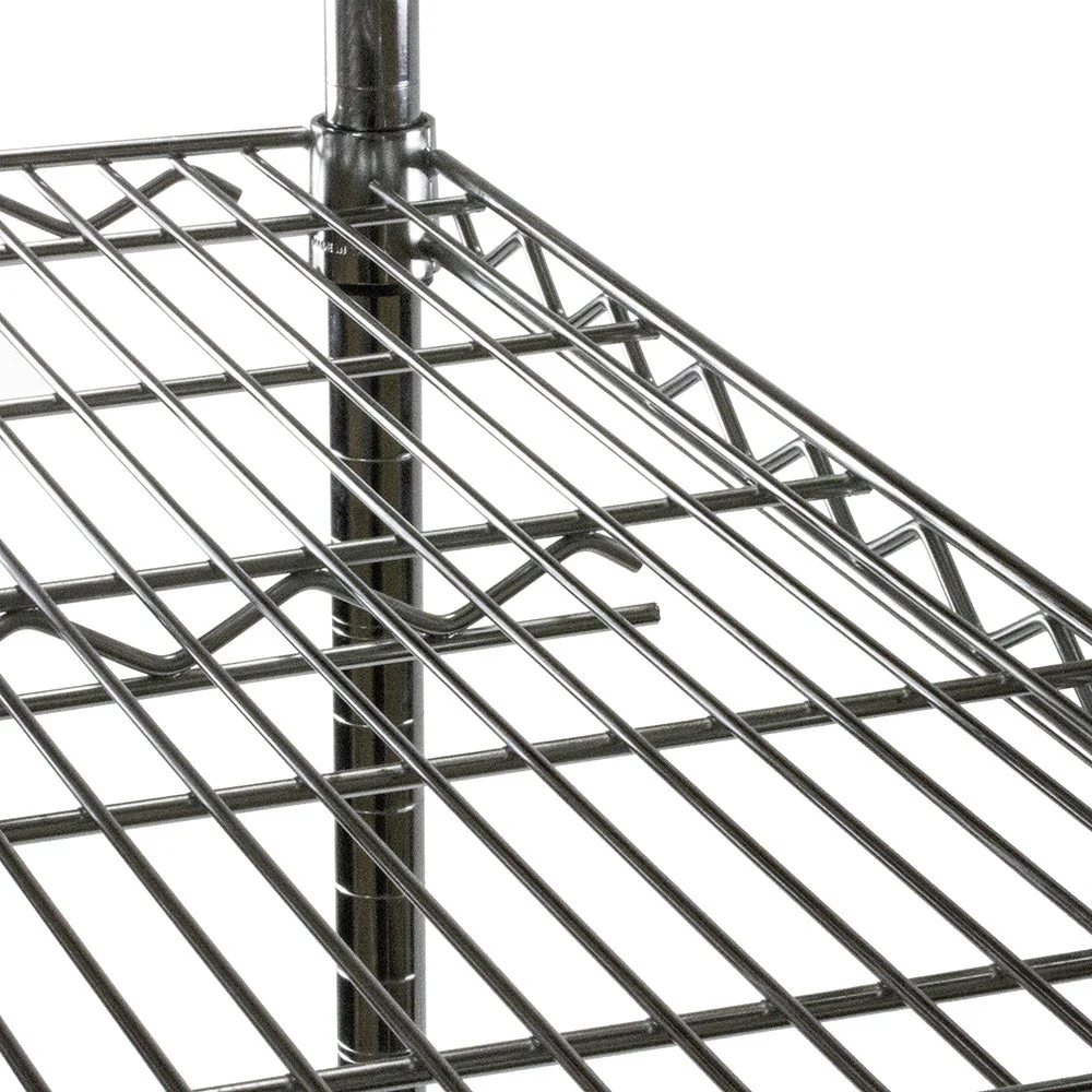 30"d x 60"w Chrome Wire Shelving w/ 4 Shelves - Image 5