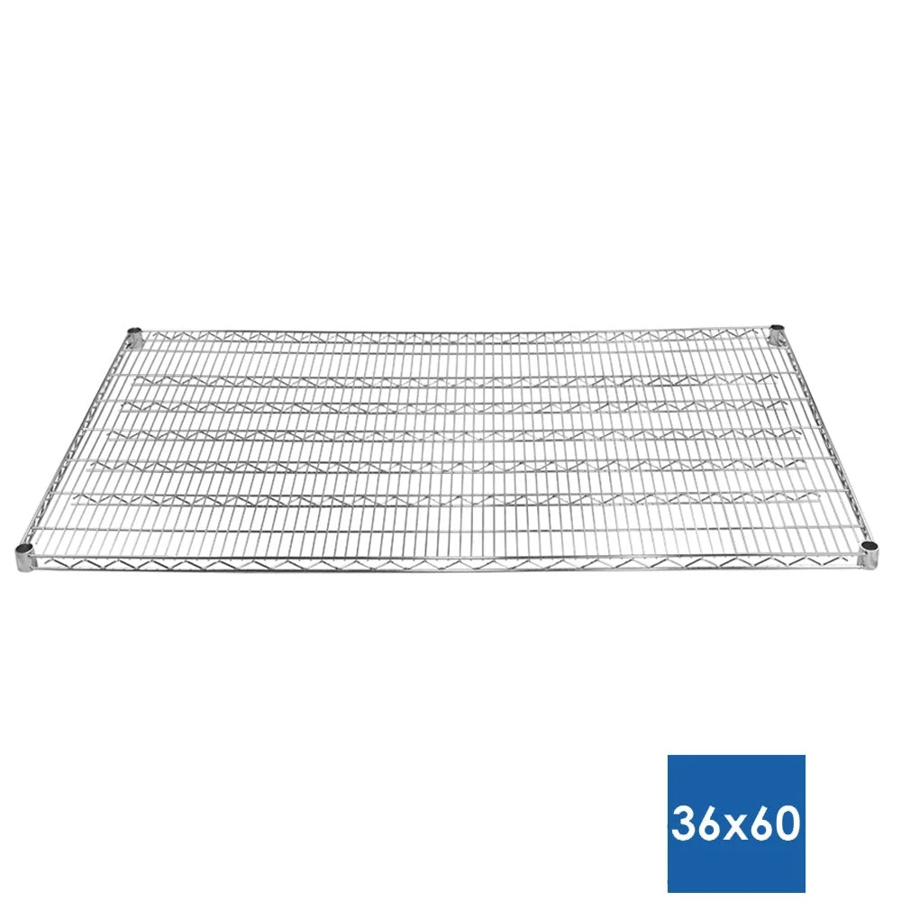 36"d Chrome Wire Shelves - Image 4