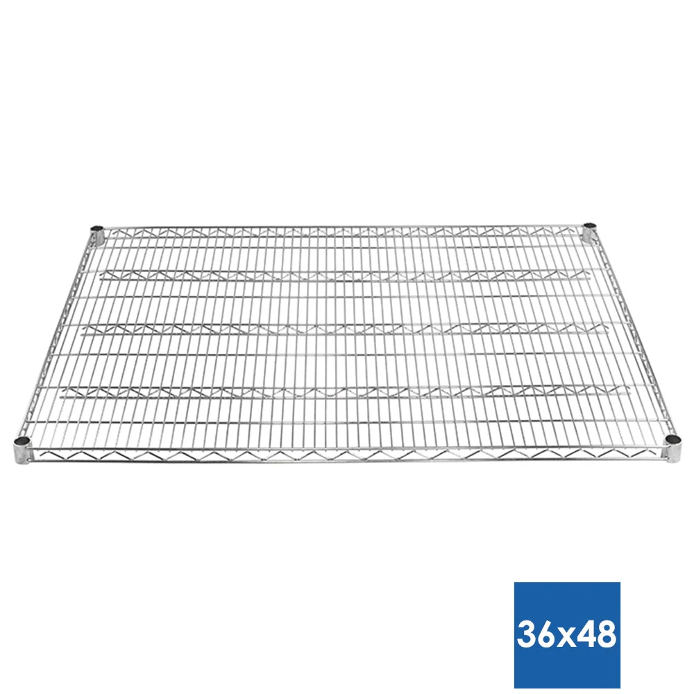 36"d Chrome Wire Shelves - Image 7