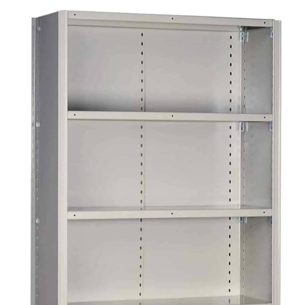 36"w x 84"h Lyon 8000 Series Closed Steel Shelving - 20-Gauge, Heavy-Duty - Image 4