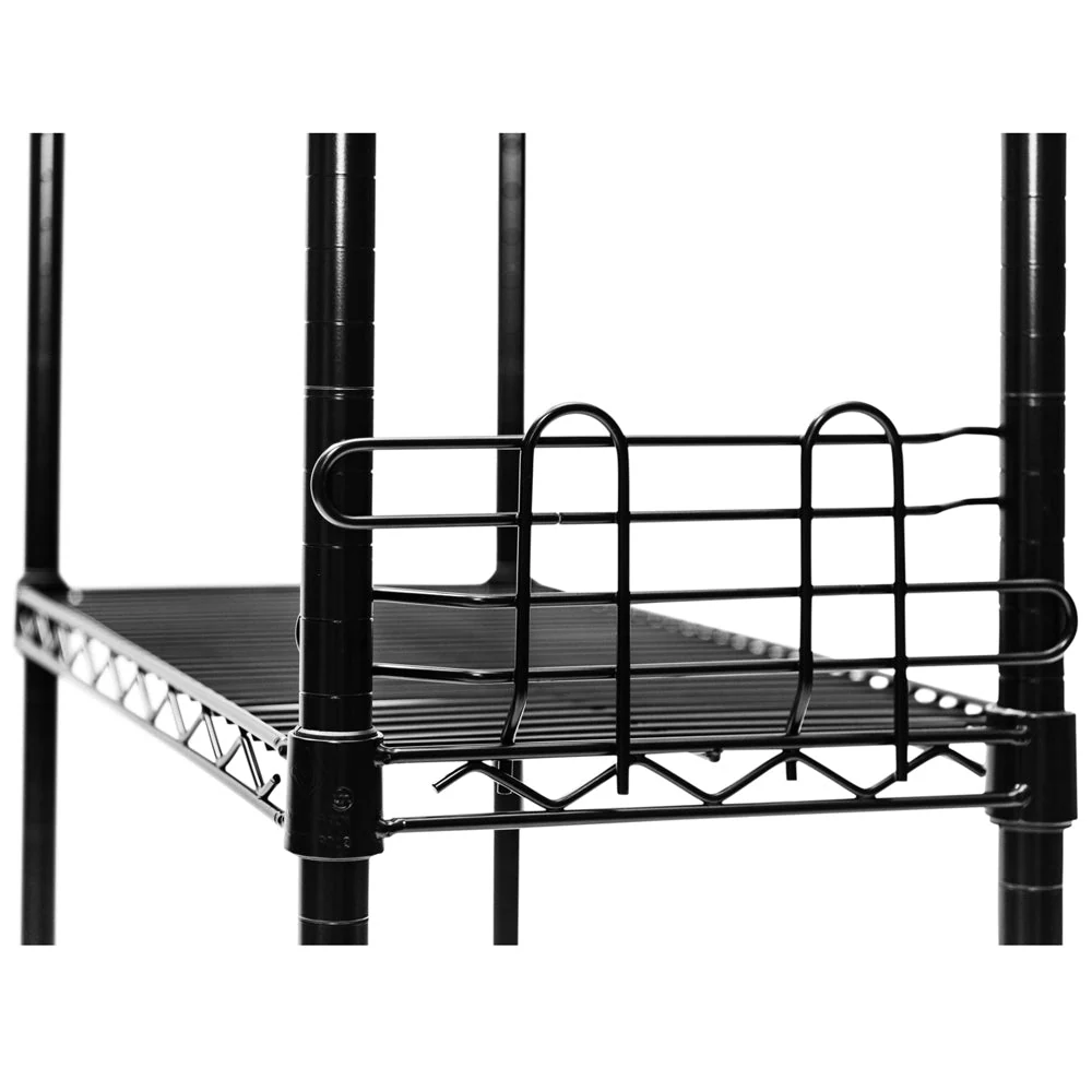 4"h Black Ledges for Wire Shelves - Image 6