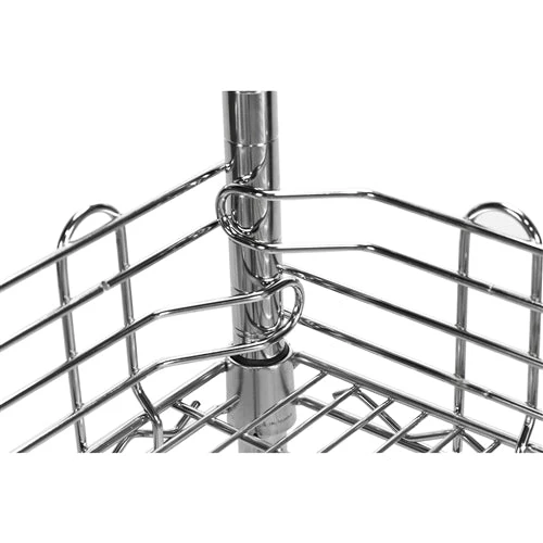 4"h Chrome Ledges for Wire Shelves - Image 3