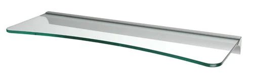 6"d x 24"w Concave Glass Shelf - Image 4