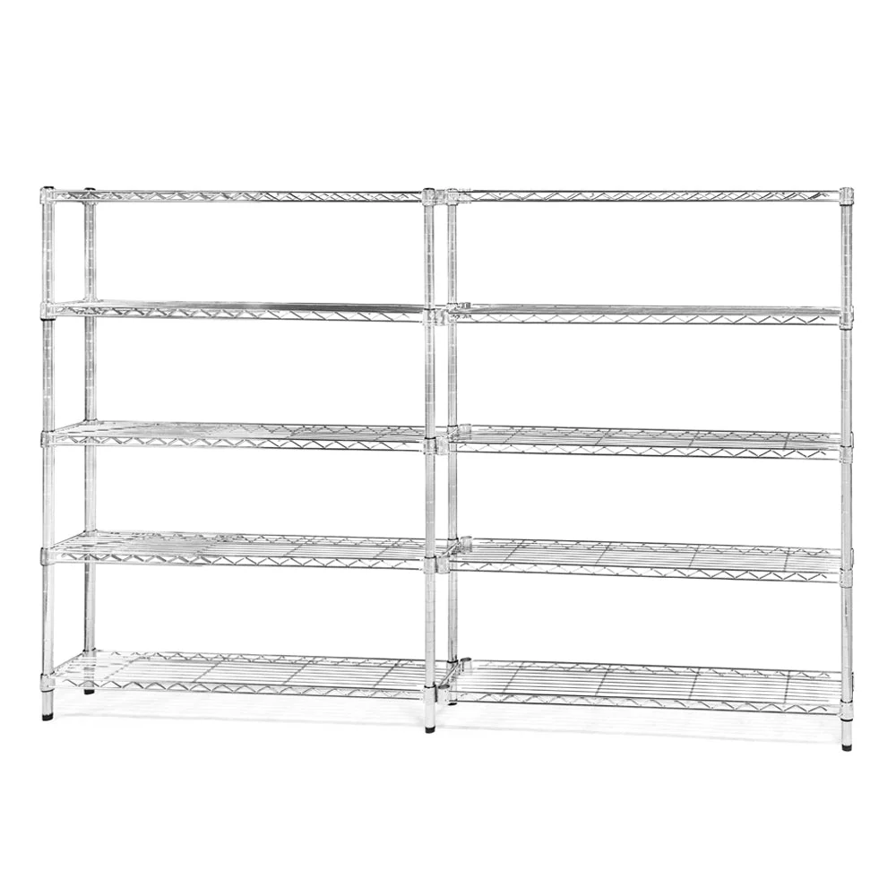 8"d x 12"w Wire Shelving Add-On Units w/ 5 Shelves - Image 3