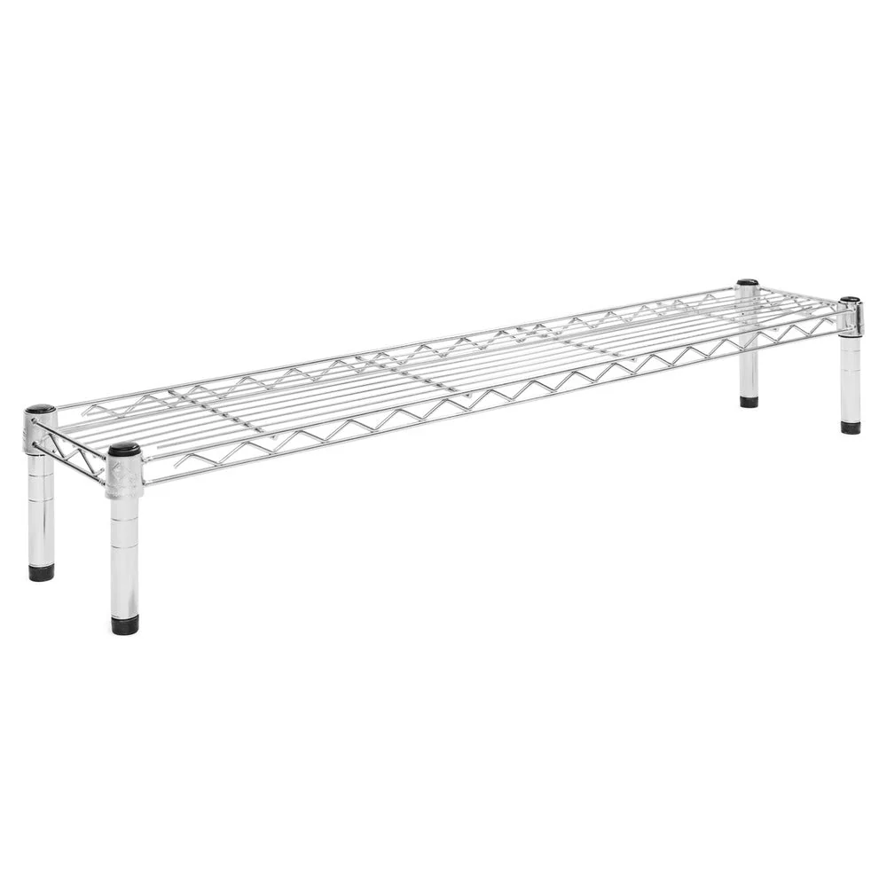 8"d x 6"h Chrome Wire Shelving w/ 1 Shelf - Image 11