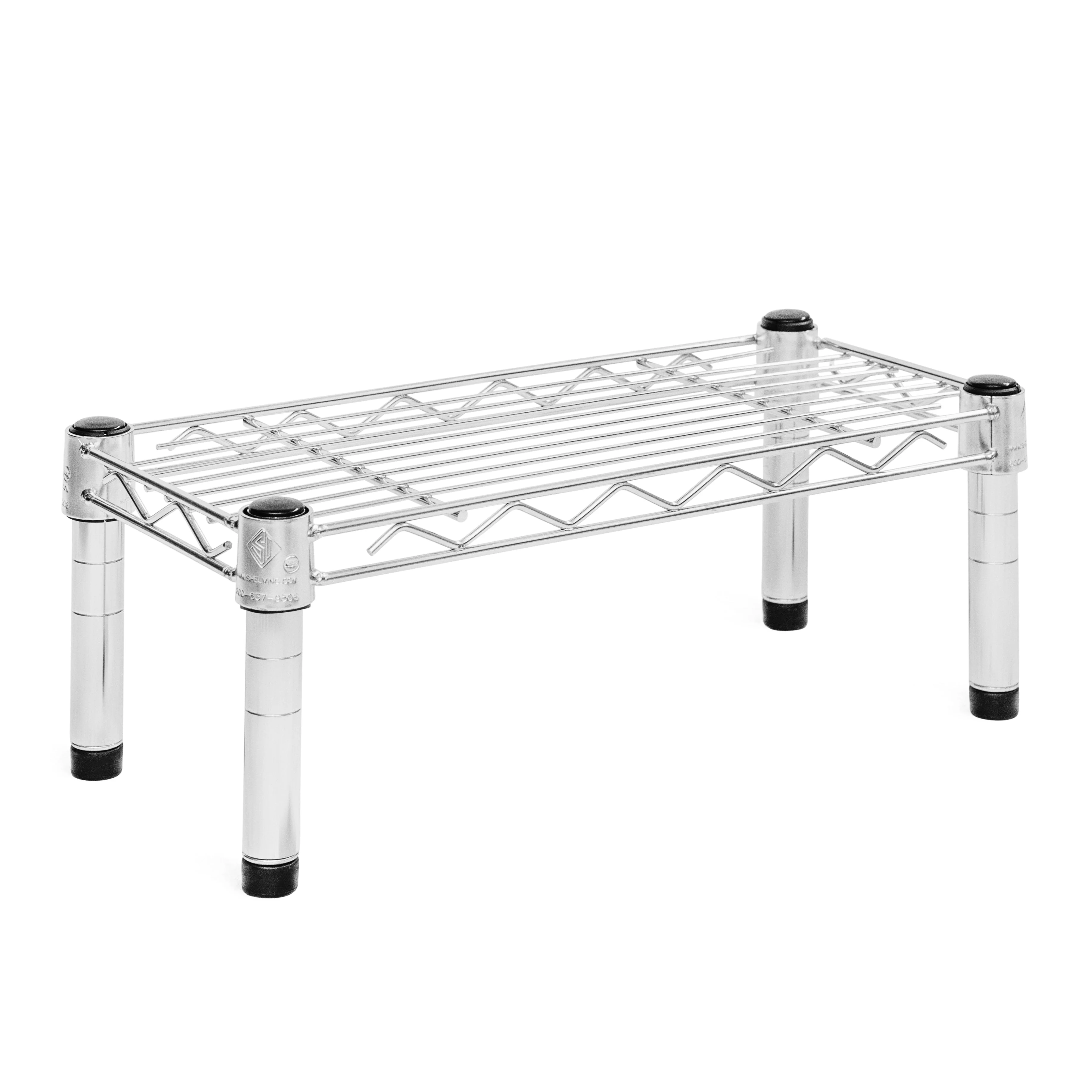 8"d x 6"h Chrome Wire Shelving w/ 1 Shelf - Image 7