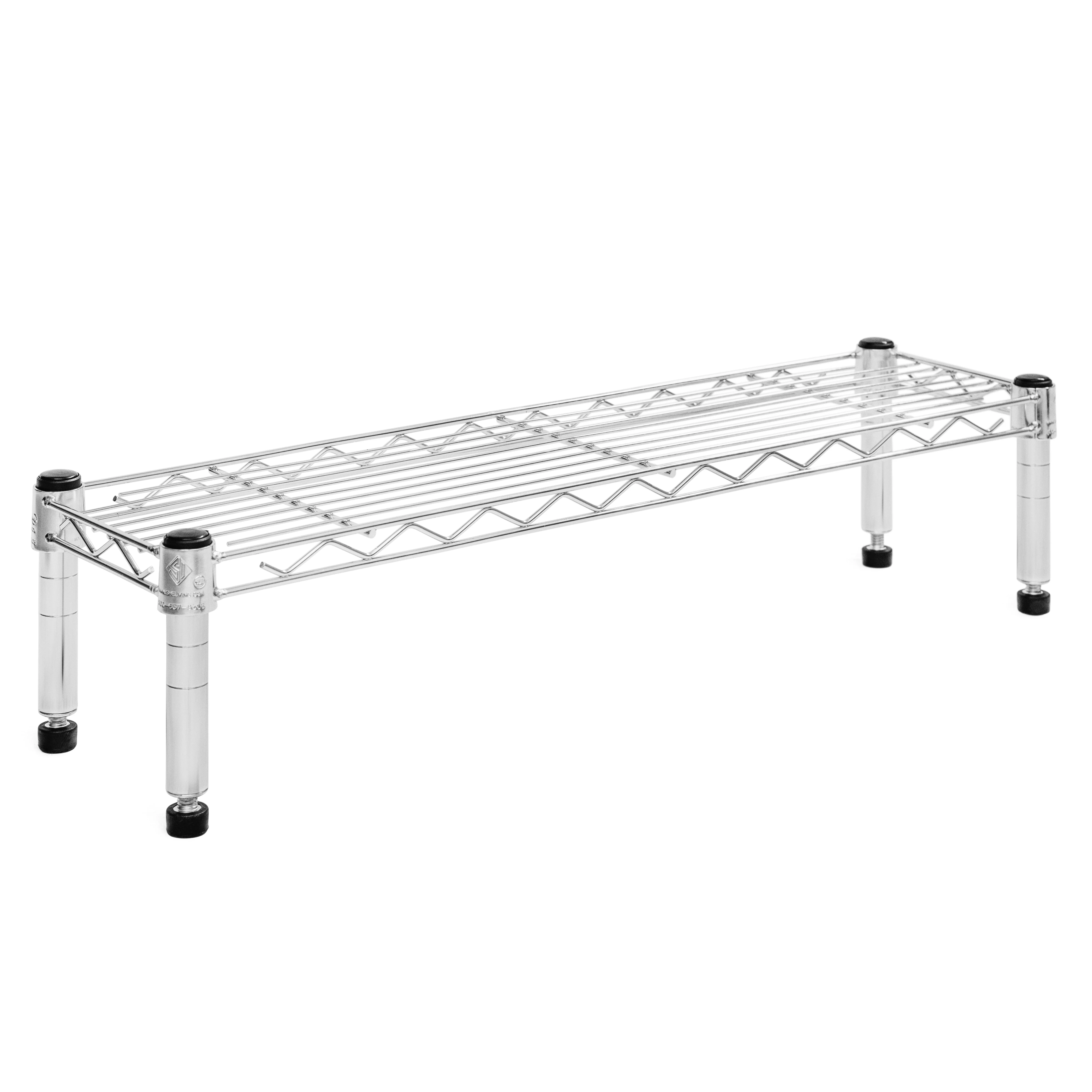 8"d x 6"h Chrome Wire Shelving w/ 1 Shelf - Image 9