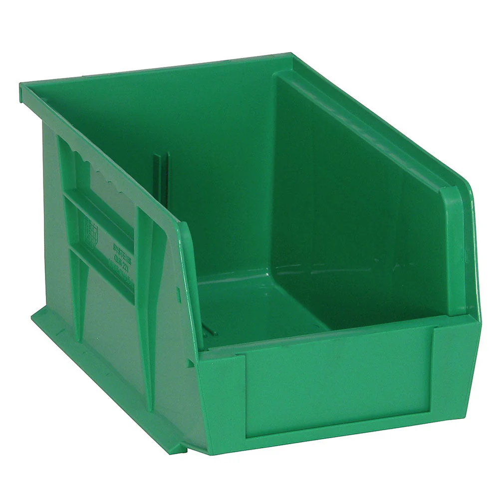 9-1/4"d x 6"w x 5"h Ultra Stacking and Hanging Bins - 12 Pack - Image 4