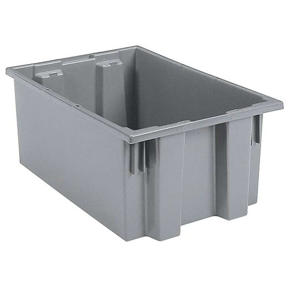 Akro Nest and Stack Totes 6 Pack - 19-1/2"d x 15-1/2"w x 10"h - Image 6