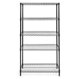 Black 5-Tier Shoe Rack - Image 4