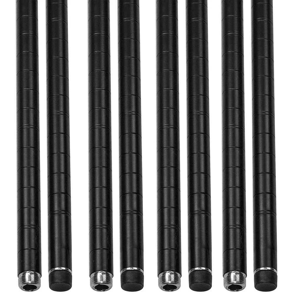 Black Wire Shelving Posts - 4-Pack - Image 7