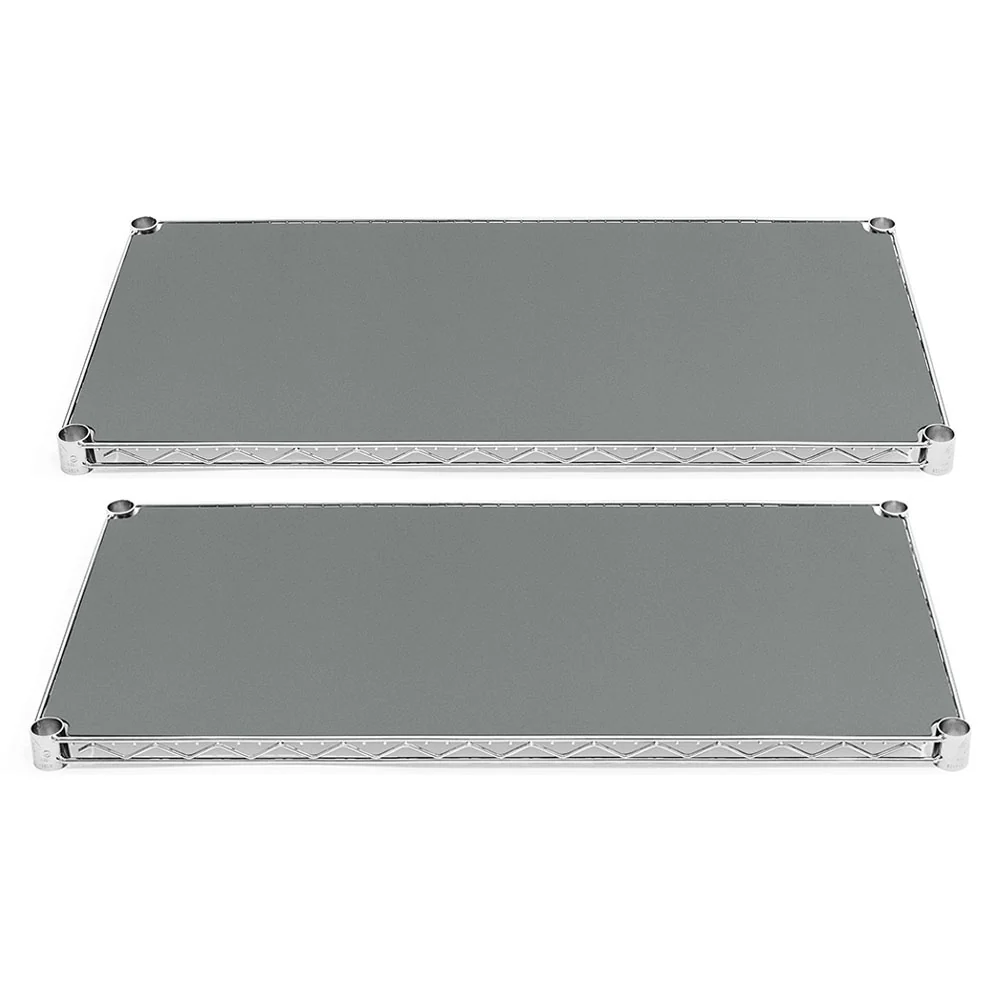*BOGO SPECIAL* 21"d Plastic Wire Shelf Liners - Dark Gray - Image 3