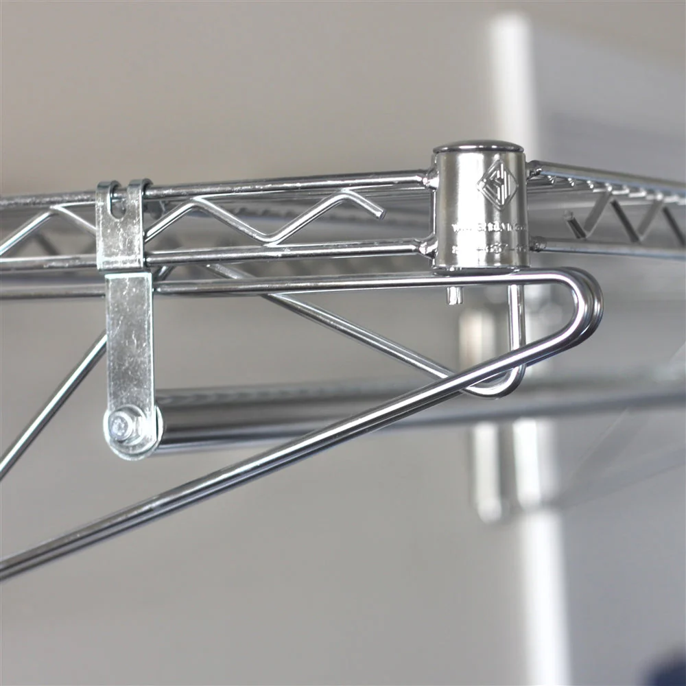 Coat Rod Hanger for Wire Shelving - Image 4