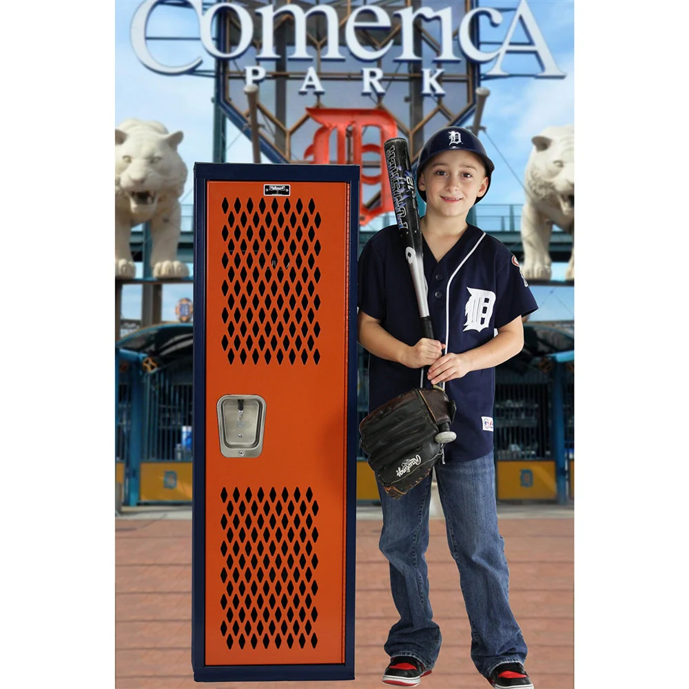 Dark Blue and Orange Home Team Locker - Image 3