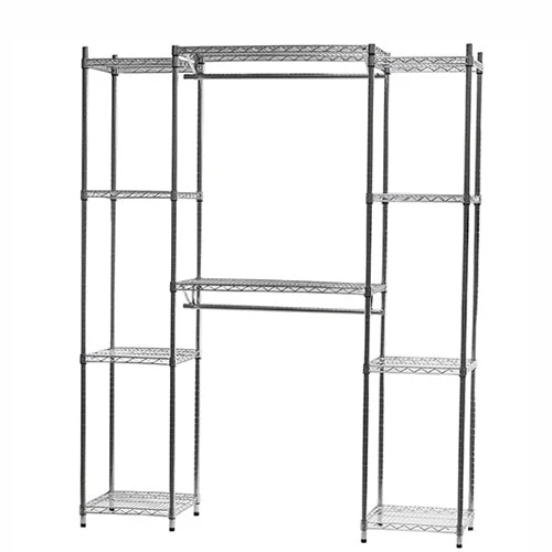 Double Hang Closet Wire Shelving System - 18"d x 84"h - Image 4