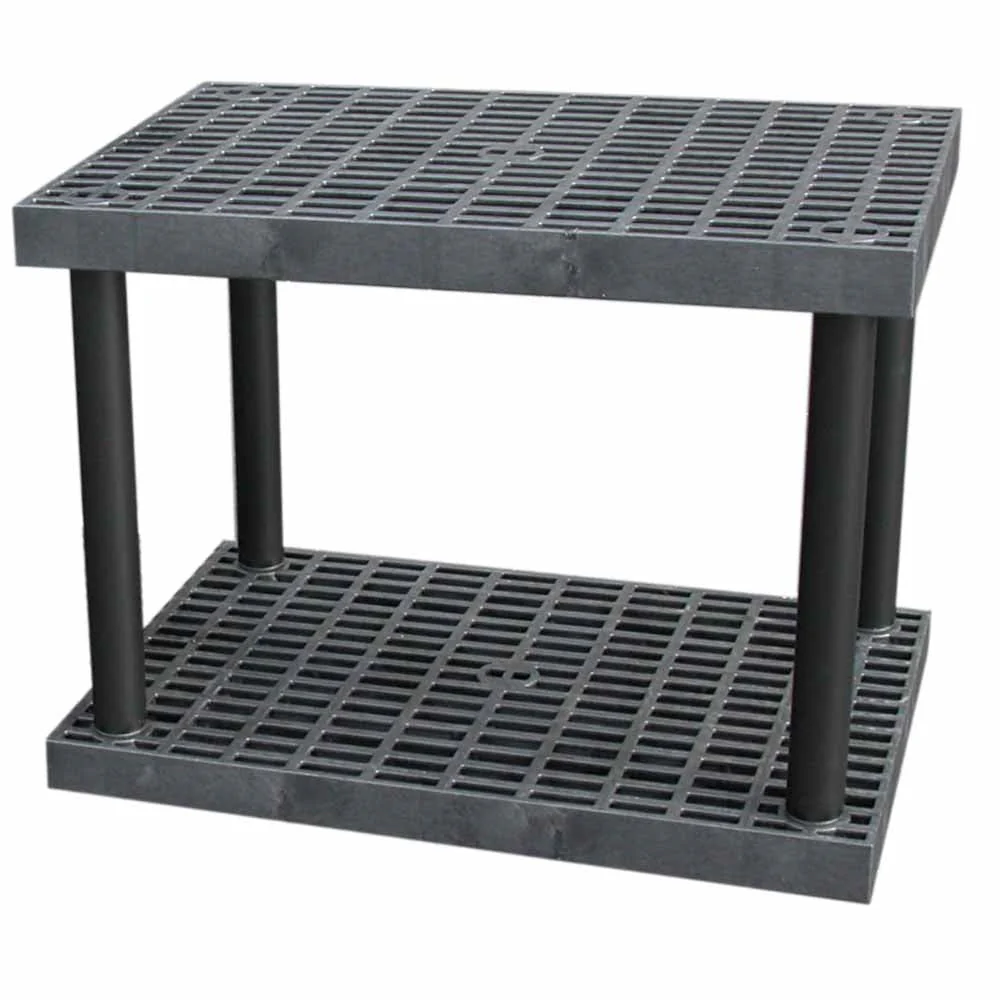 DuraShelf Grid Top 36"w x 27"h Base 2-Shelf System - Image 2