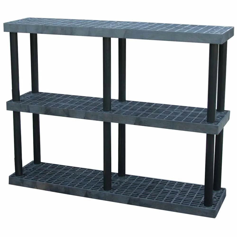 DuraShelf Grid Top 66"w x 51"h 3-Shelf System - Image 6
