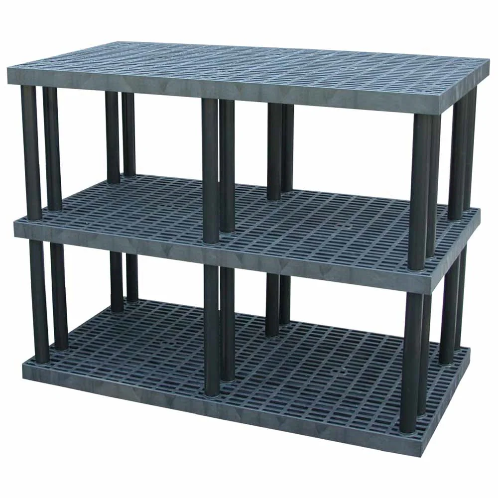 DuraShelf Grid Top 66"w x 51"h 3-Shelf System - Image 8