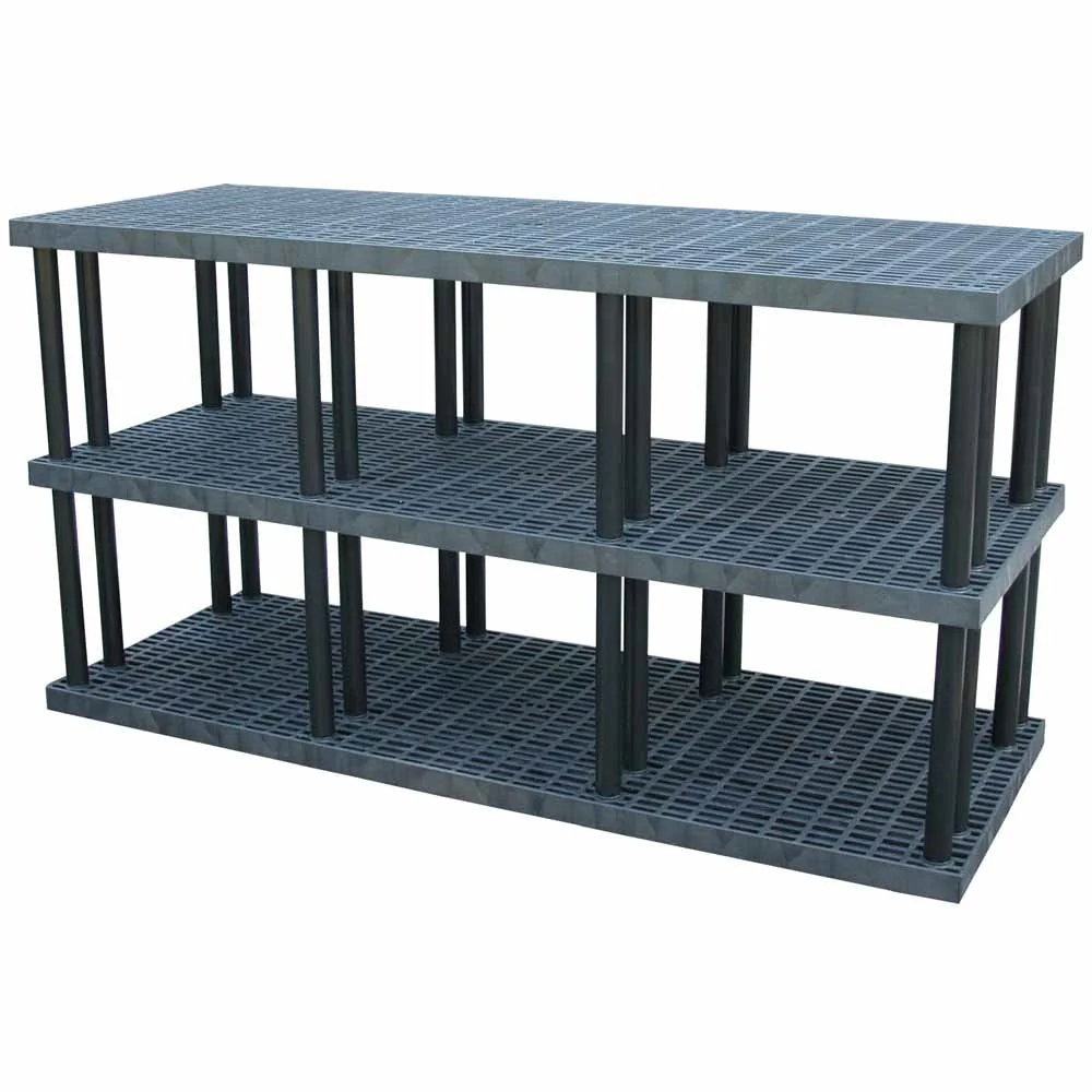 DuraShelf Grid Top 96"w x 51"h 3-Shelf System - Image 3