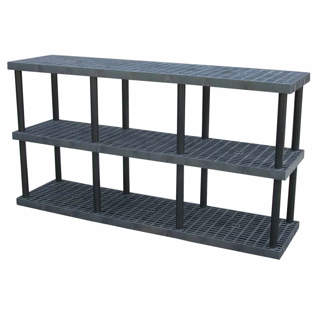 DuraShelf Grid Top 96"w x 51"h 3-Shelf System - Image 7