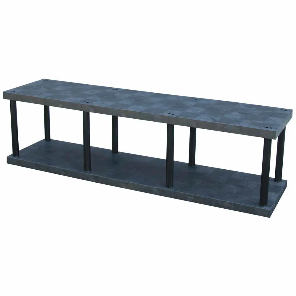 DuraShelf Solid Top 96"w x 27"h Base 2-Shelf System - Image 6