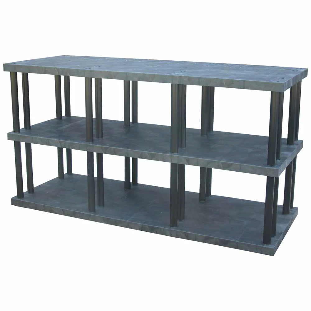DuraShelf Solid Top 96"w x 51"h 3-Shelf System - Image 7