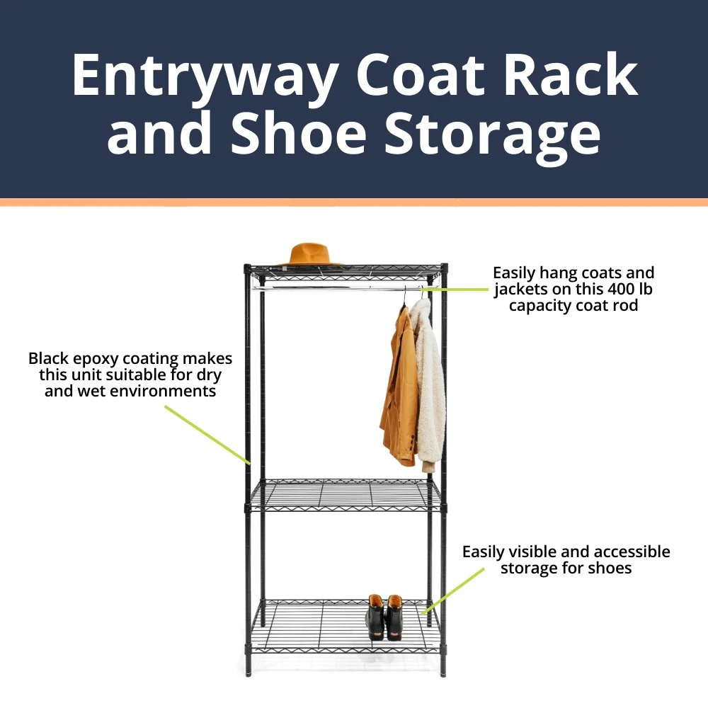 Entryway Coat Rack and Shoe Storage - Image 7