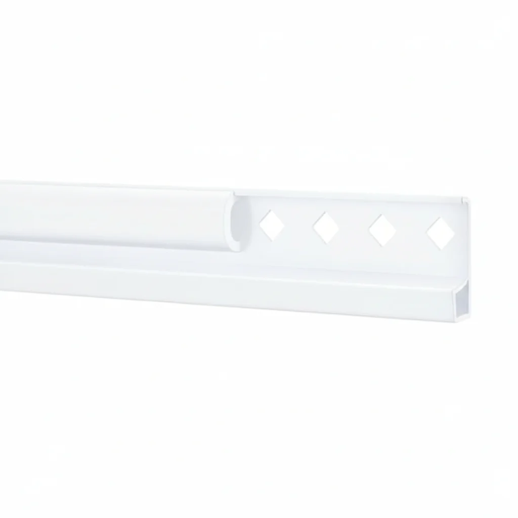 freedomRail Closet Hanging Rails w/ Covers - White