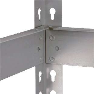 Lyon 48"d 4-Shelf Heavy-Duty Boltless Shelving Starter Units - Gray - Image 3