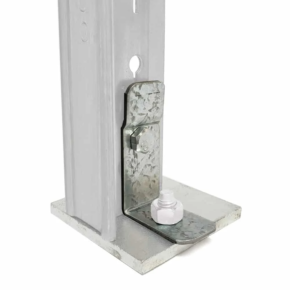 Lyon 8000 Series Steel Shelving Upright-to-Floor Angle - Image 2