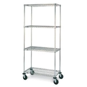 Metro Super Erecta 4-Shelf Wire Shelving Carts - Image 5