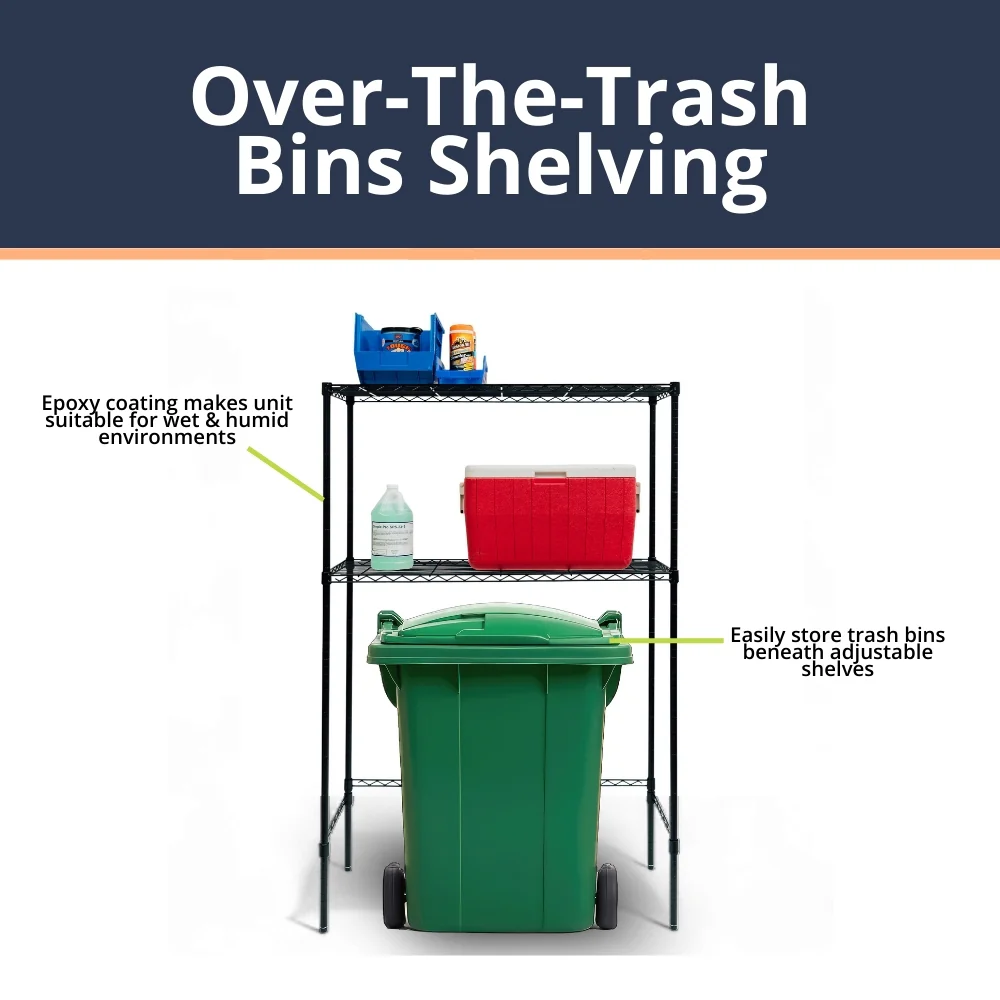 Over-The-Trash Bins Shelving - Image 3