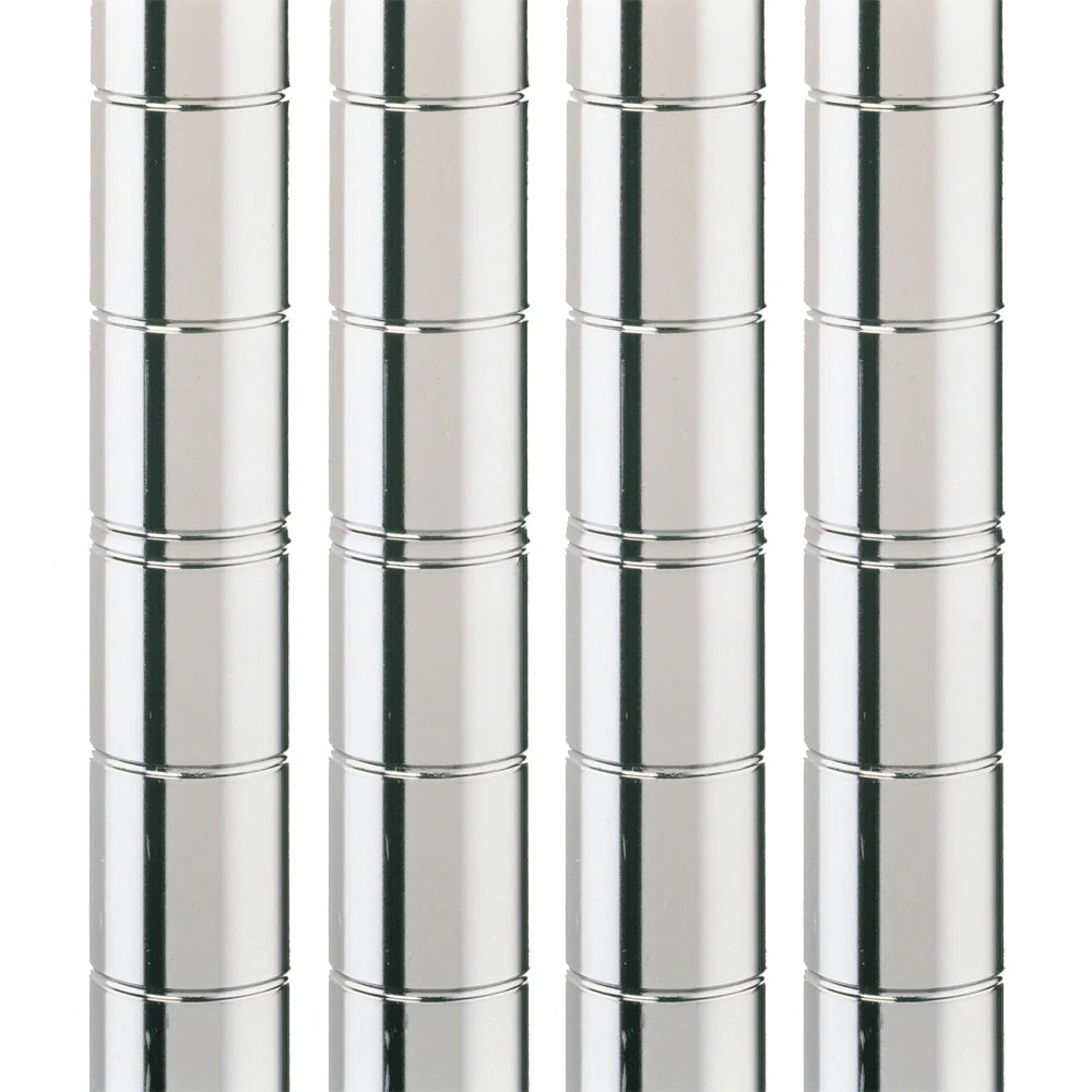 Super Erecta SiteSelect Mobile Posts - Stainless Steel - 4-Pack - Image 2