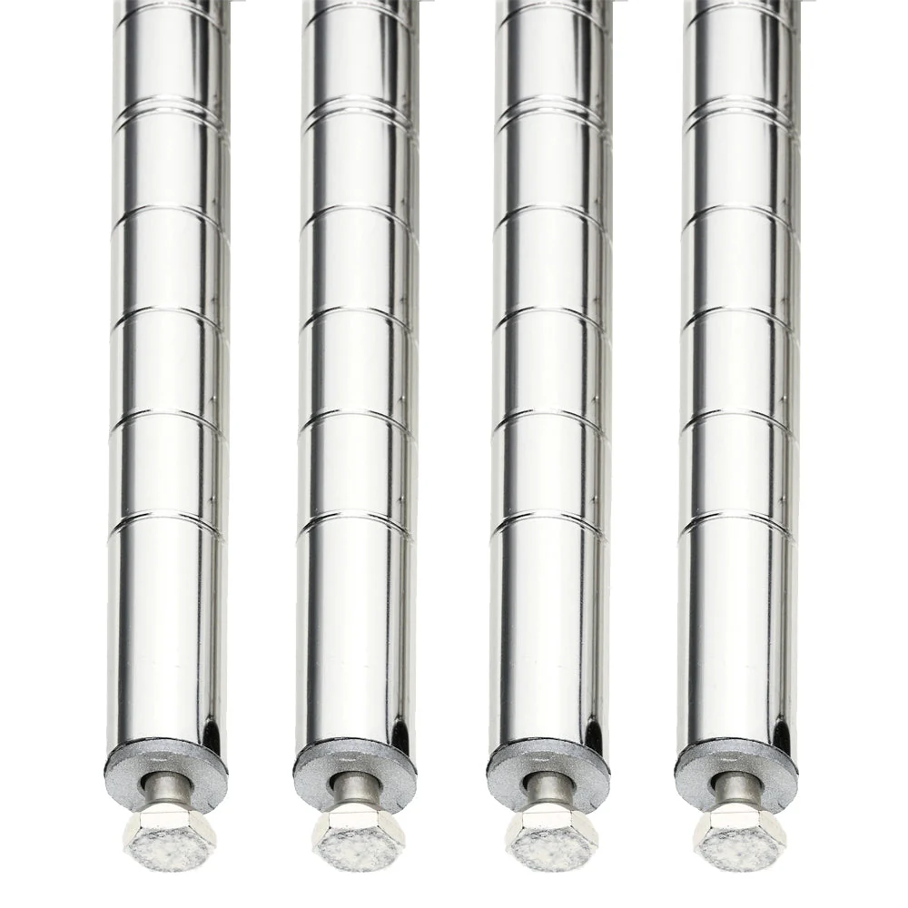 Super Erecta SiteSelect Stationary Posts - Stainless Steel - 4-Pack - Image 3