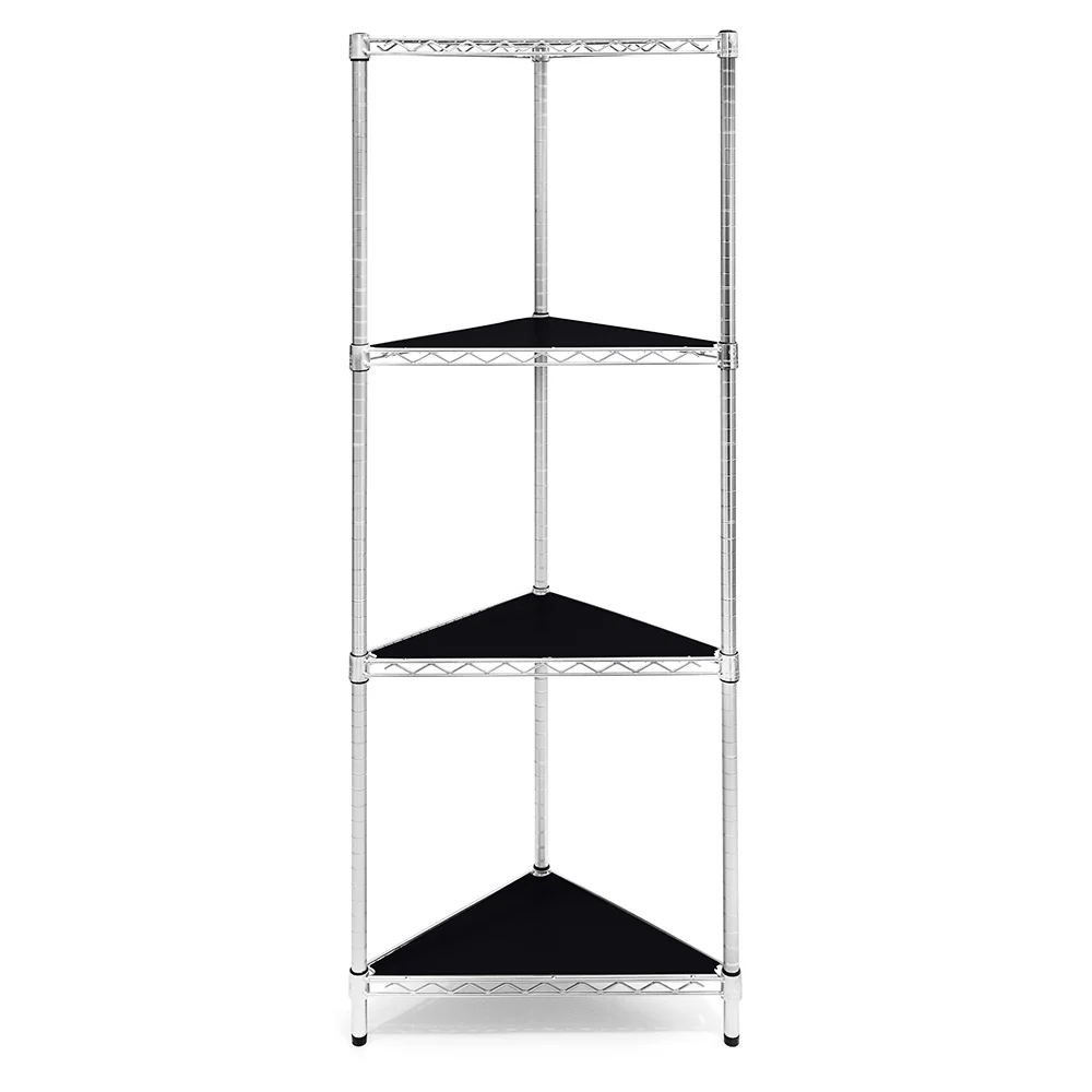 Triangle Plastic Wire Shelf Liners 2-Pack - Black, Dark Gray, White - Image 4