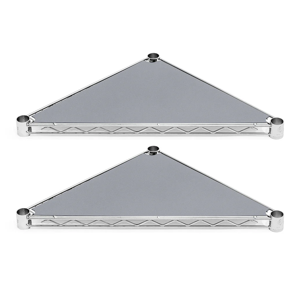 Triangle Plastic Wire Shelf Liners 2-Pack - Black, Dark Gray, White - Image 7