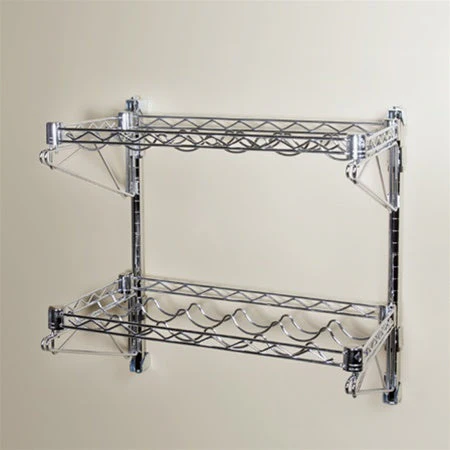 Wall Mounted Wine Racks w/ 2 Shelves - Image 3