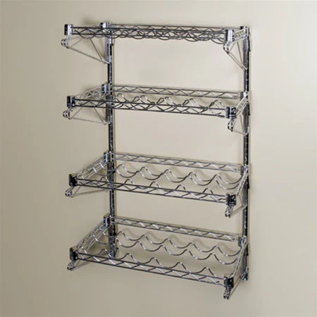 Wall Mounted Wine Racks with 4 Shelves - Image 3